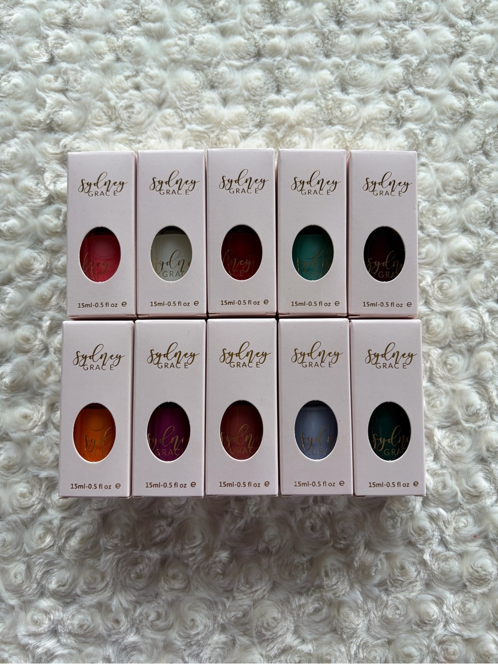 New Set of 10 Sydney Grace Nailpolishes